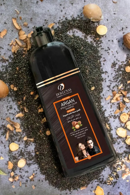 Shampoo Colorante con Argán Dos Lunas 420ml